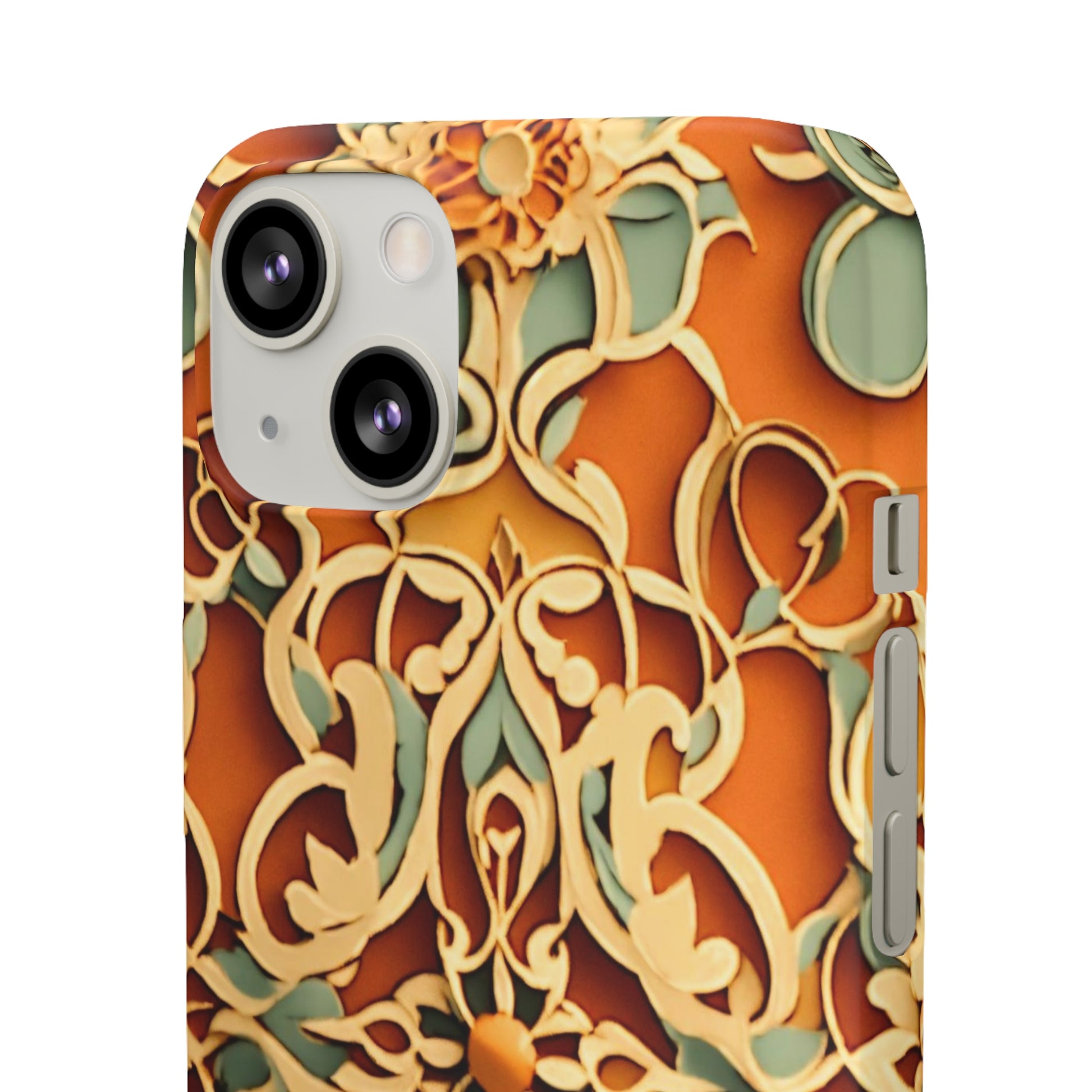 Vintage Floral Design Snap Case - Colorwink