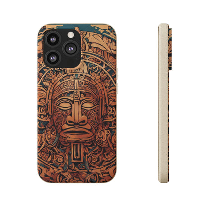 Marquesan Tattoo Style Biodegradable Case