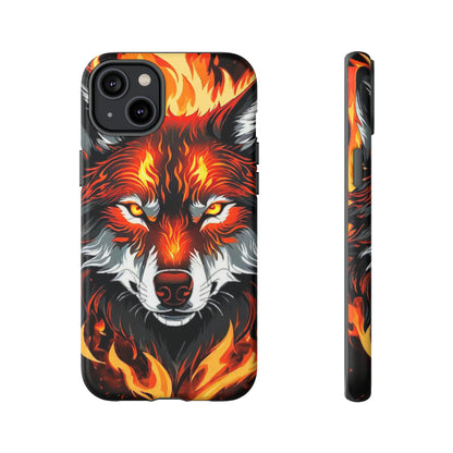 Fiery Wolf Tough Case