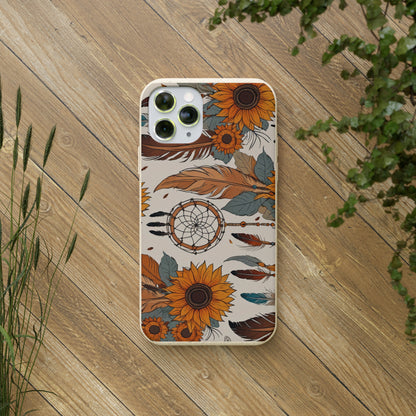 Floral Art Biodegradable Case