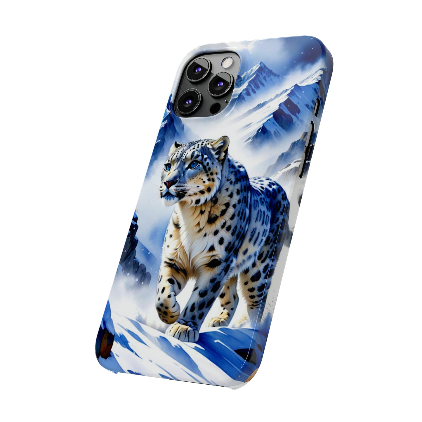 White Tiger Slim Phone Case - Colorwink