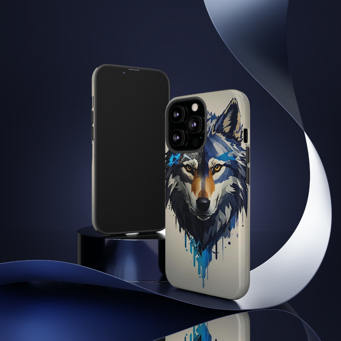 Blue wolf Tough Case