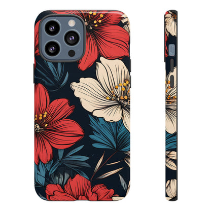 Two Flowers Tough Case