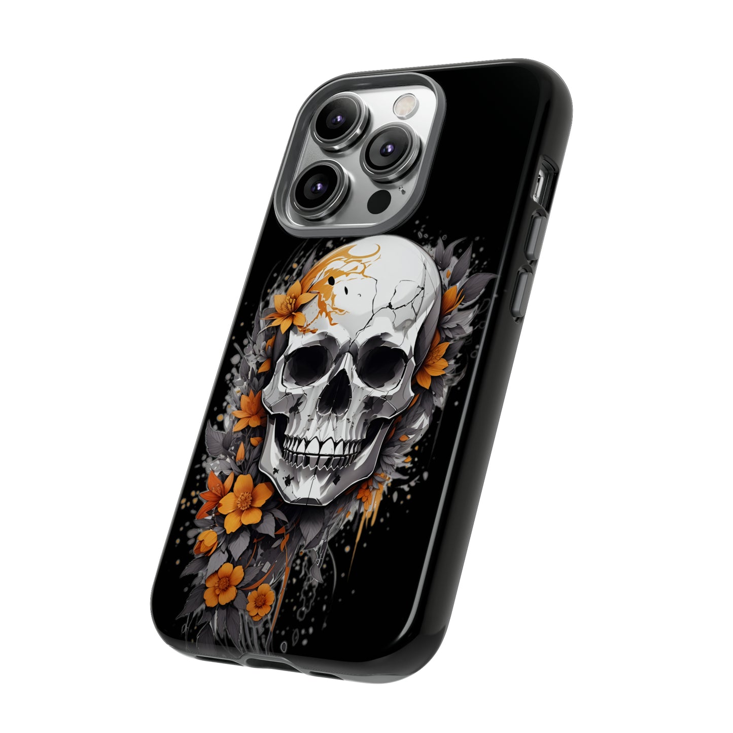 Skulls and Flowers Tough Case