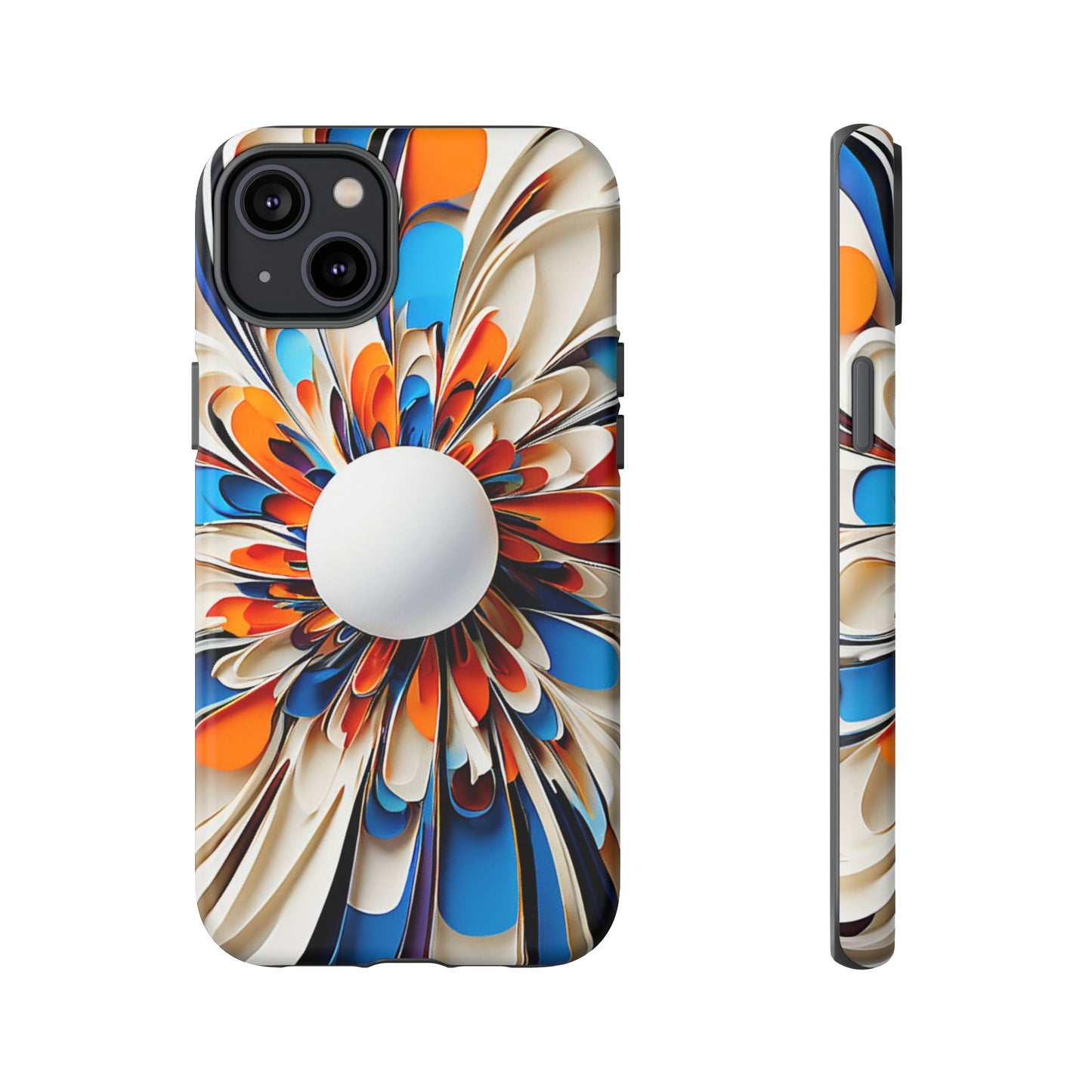 White Flower Tough Case