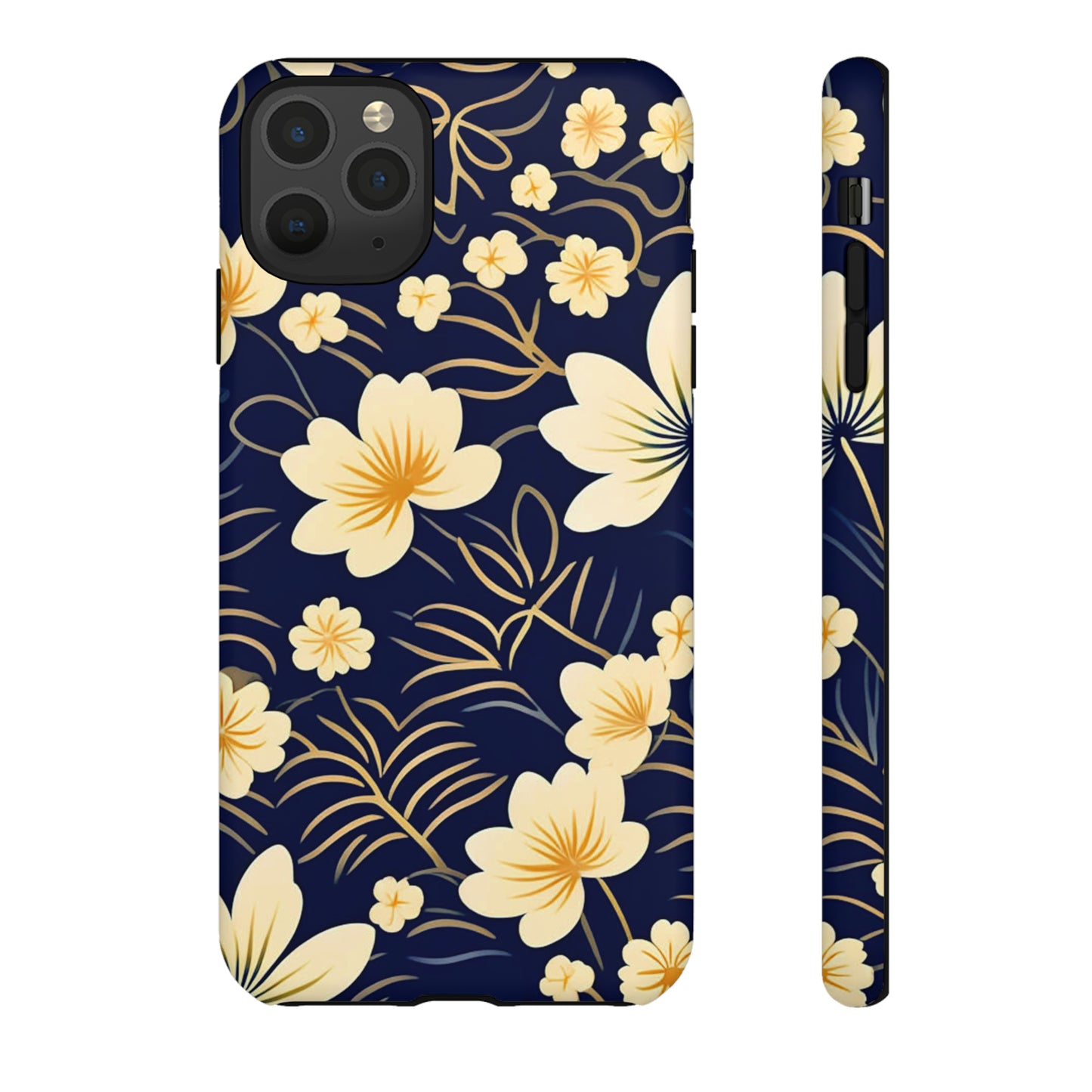 White Flower Art Tough Case