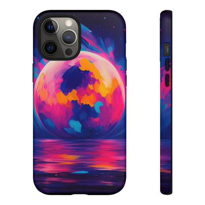 Hexagonal Moon Tough Case