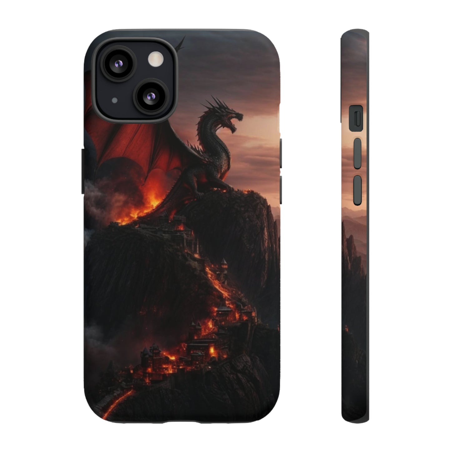 Dragon on mountain Tough Case