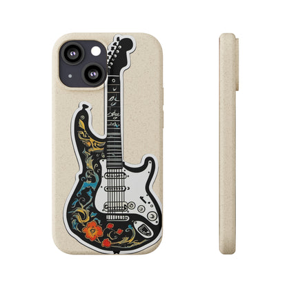 Artistic Guitar Trendy Biodegradable Cases