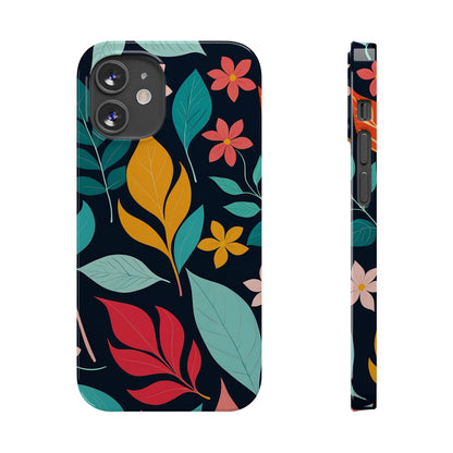 Flower Leaf Slim Phone Case