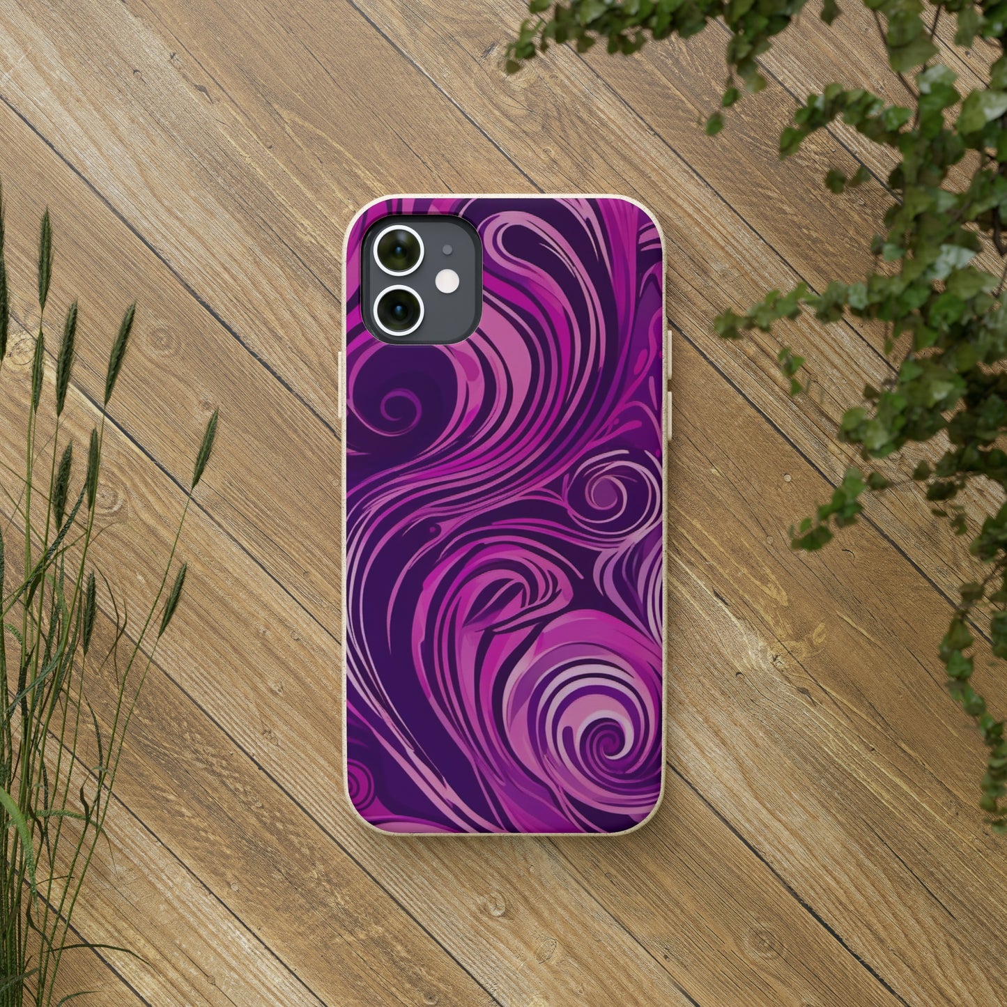 Abstract Illusions Biodegradable Case