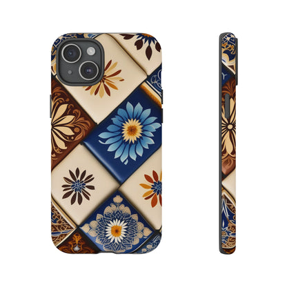 Floral Tiles Tough Case