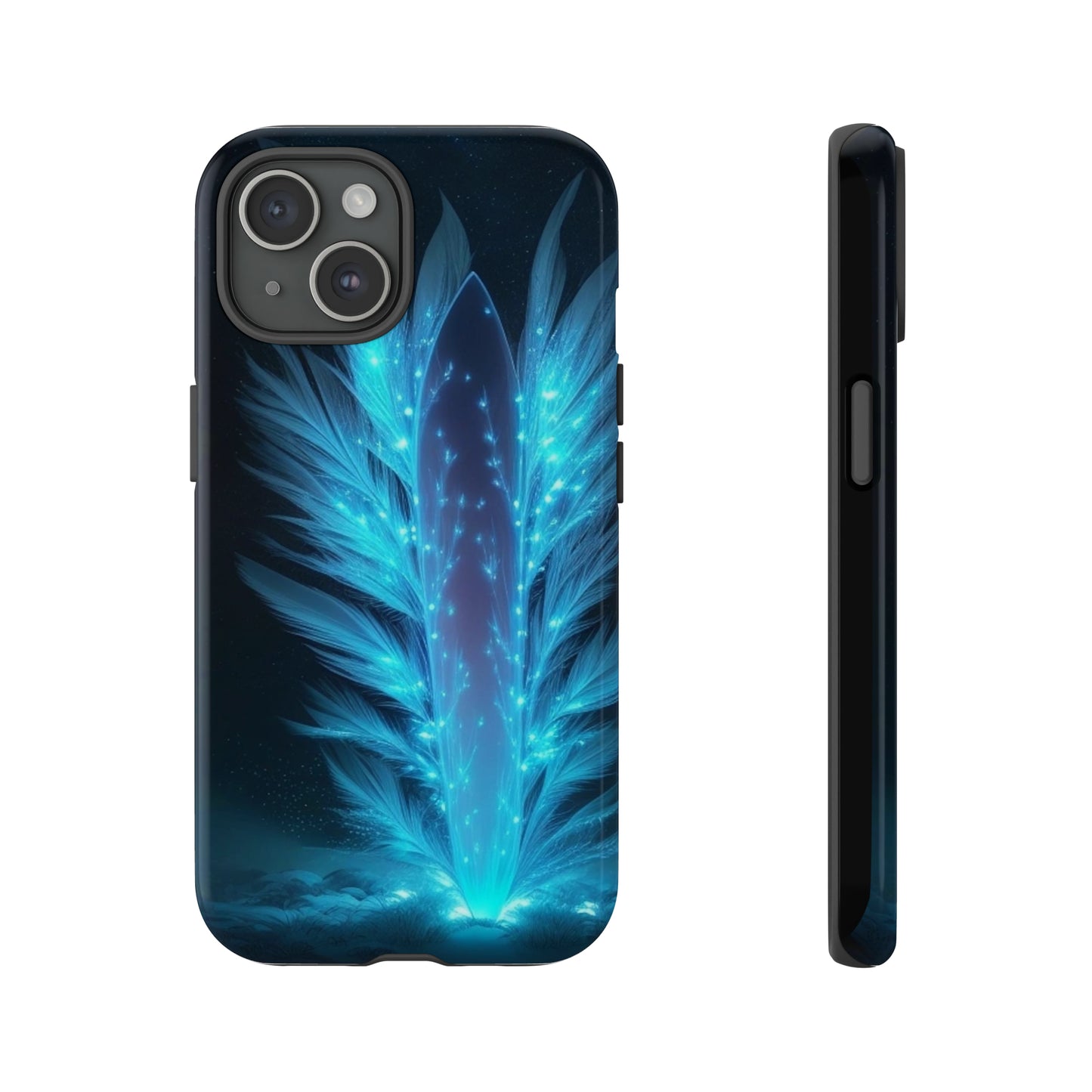 Glowing Blue Light  Tough Case