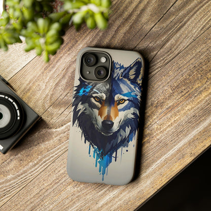 Blue wolf Tough Case