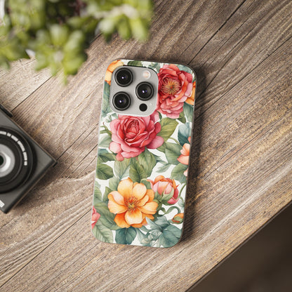 Flower Form Art Flexi Case - Colorwink