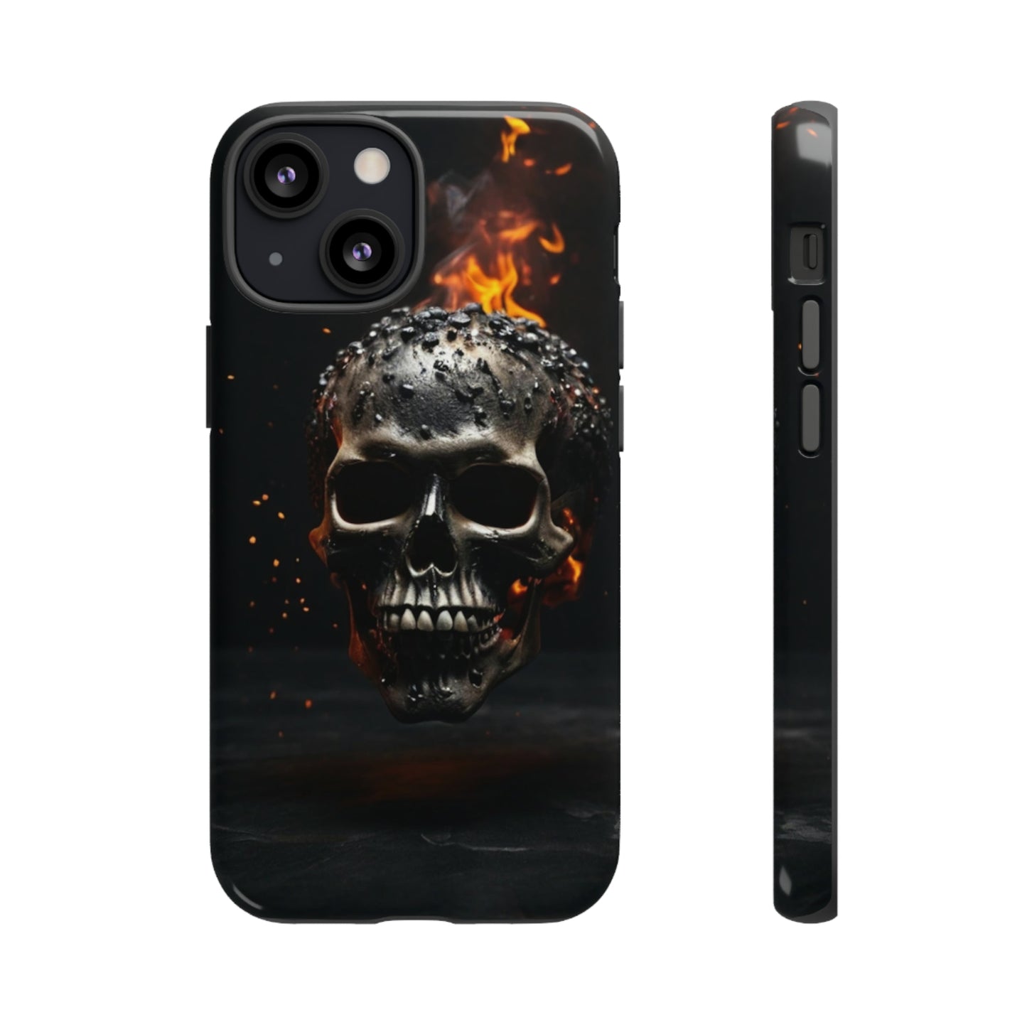 Fiery Skull Tough Case