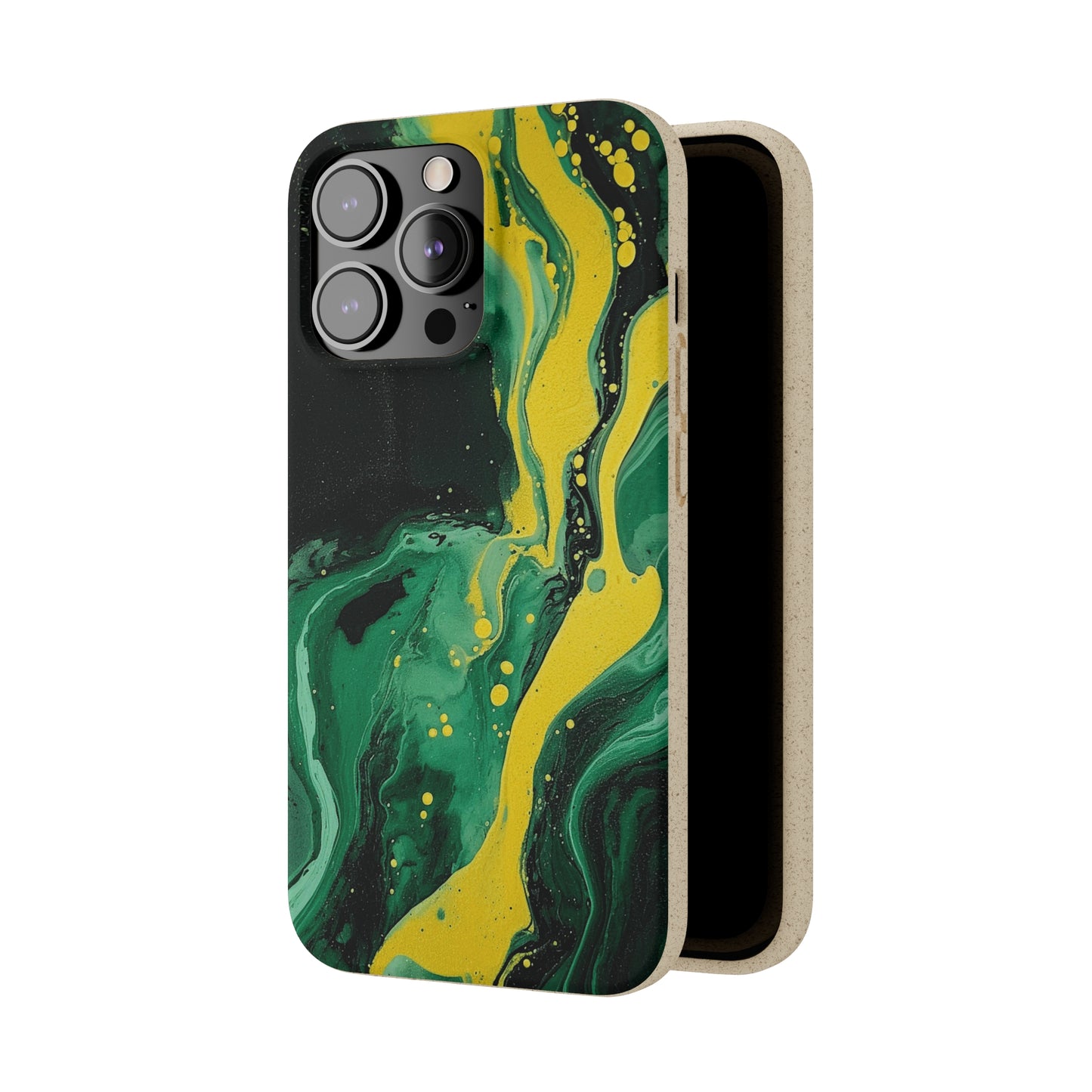 Swirling Shadows Design Biodegradable Case