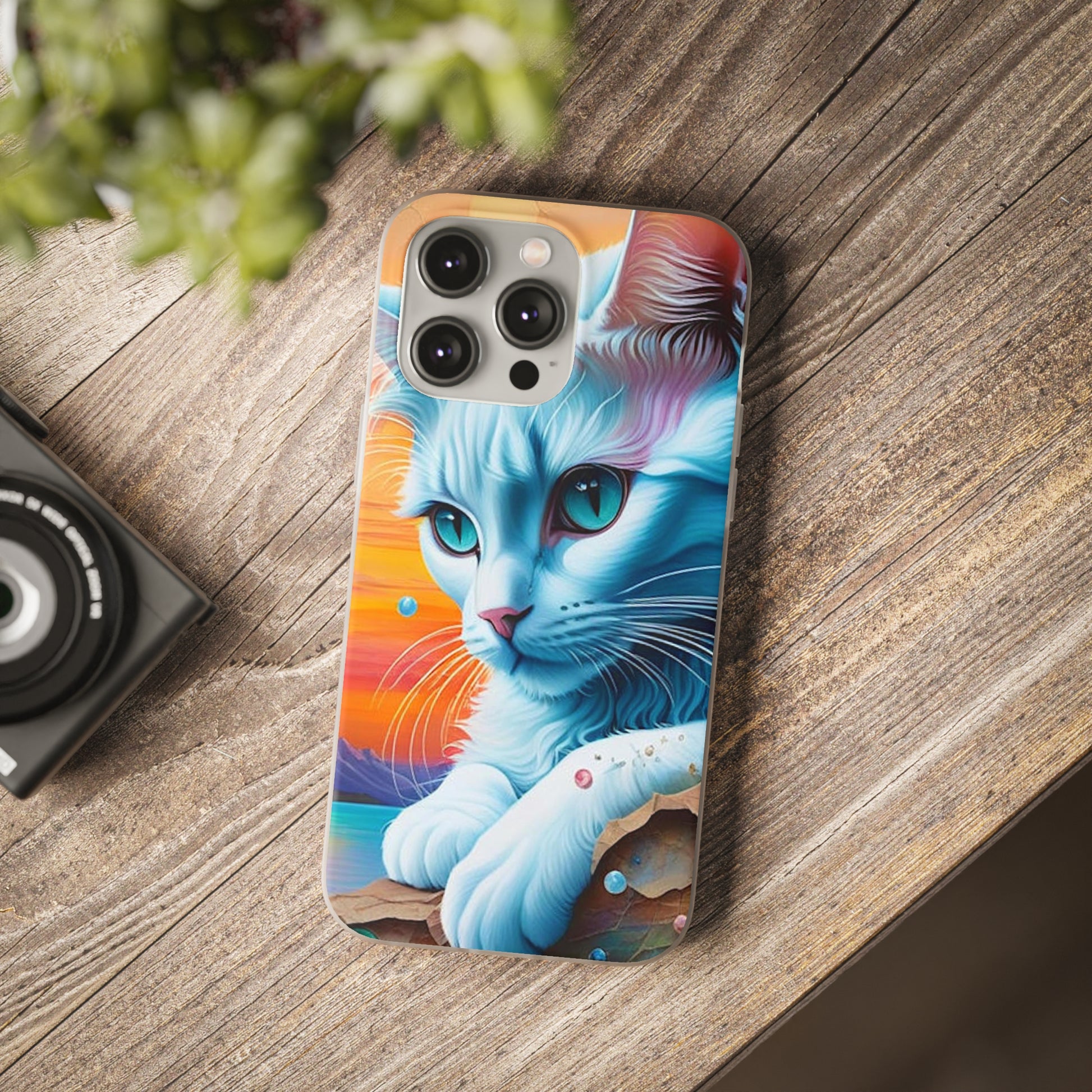 Cute Cat Flexi Case - Colorwink