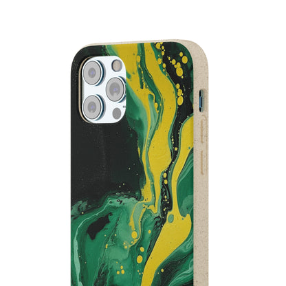 Swirling Shadows Design Biodegradable Case