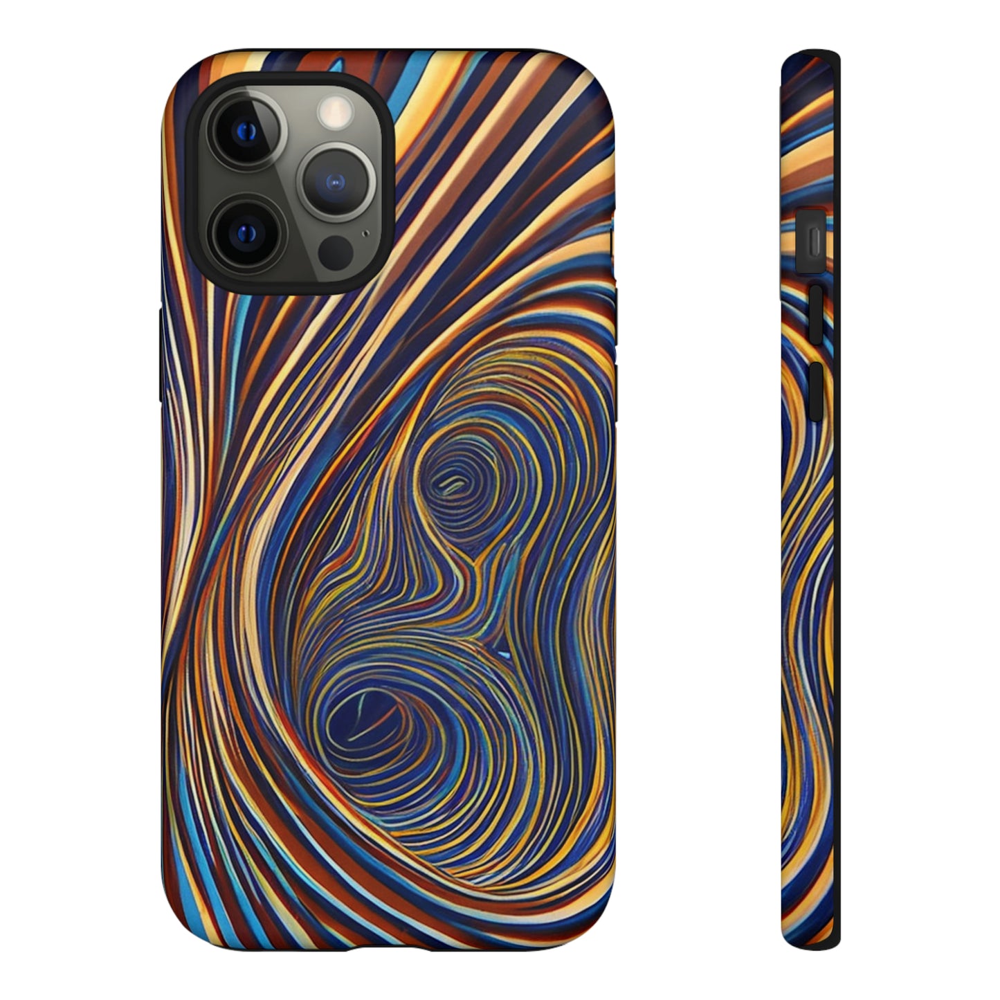 Spiral illusion Pattern Tough Case