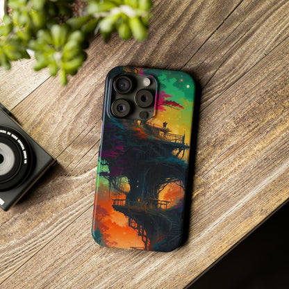 Colorful Night Slim Phone Case - Colorwink