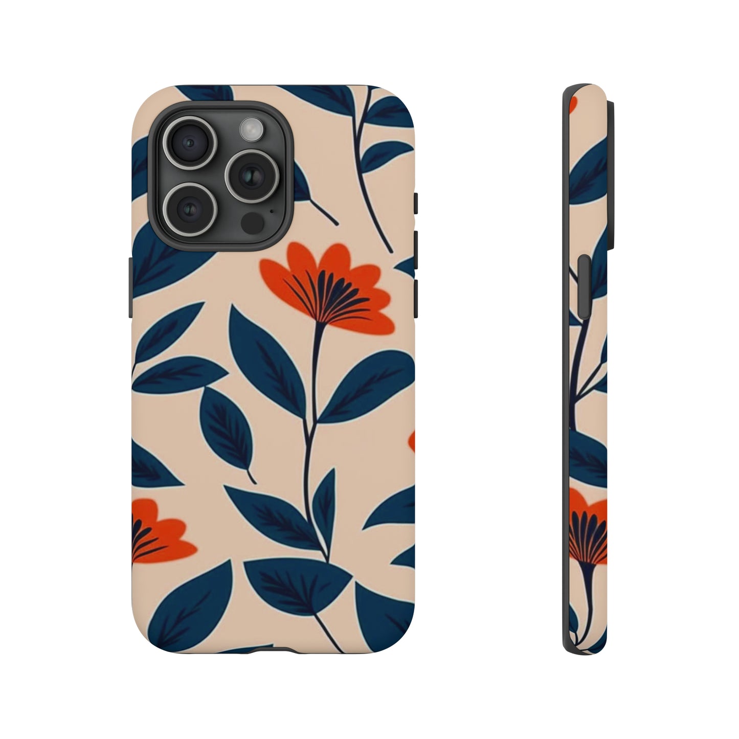 Floral Pattern Tough Case