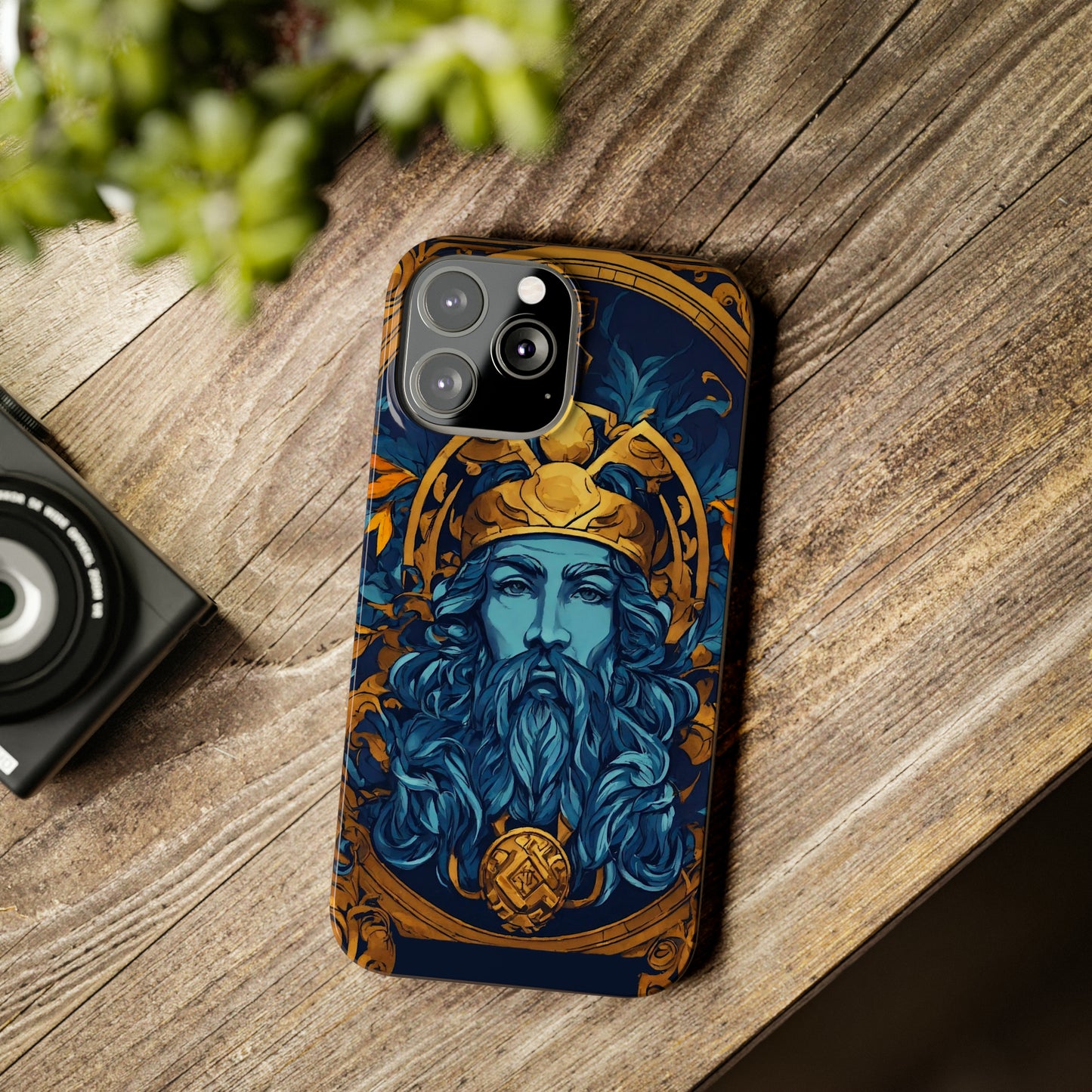 Greek God Slim Phone Case - Colorwink