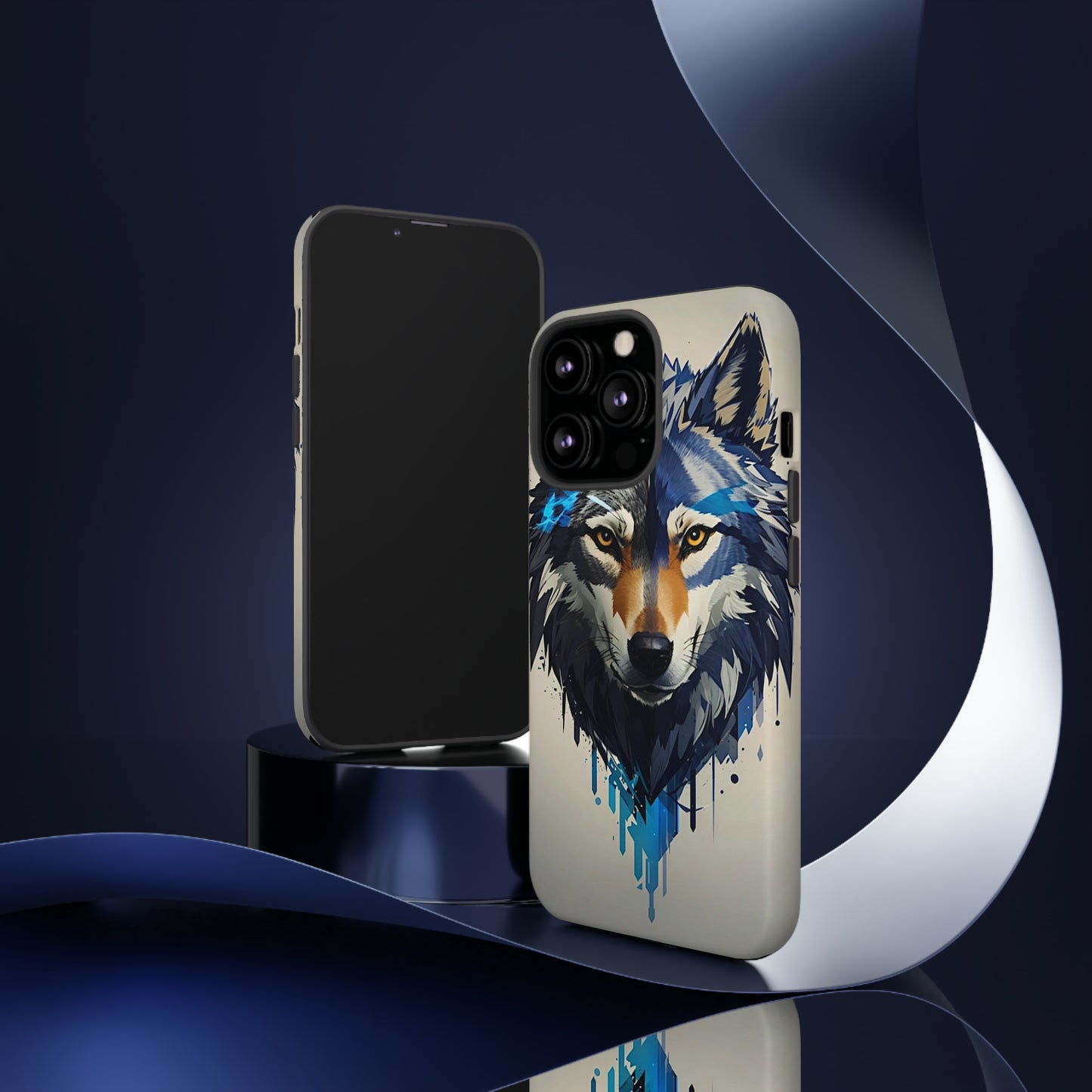 Blue wolf Tough Case