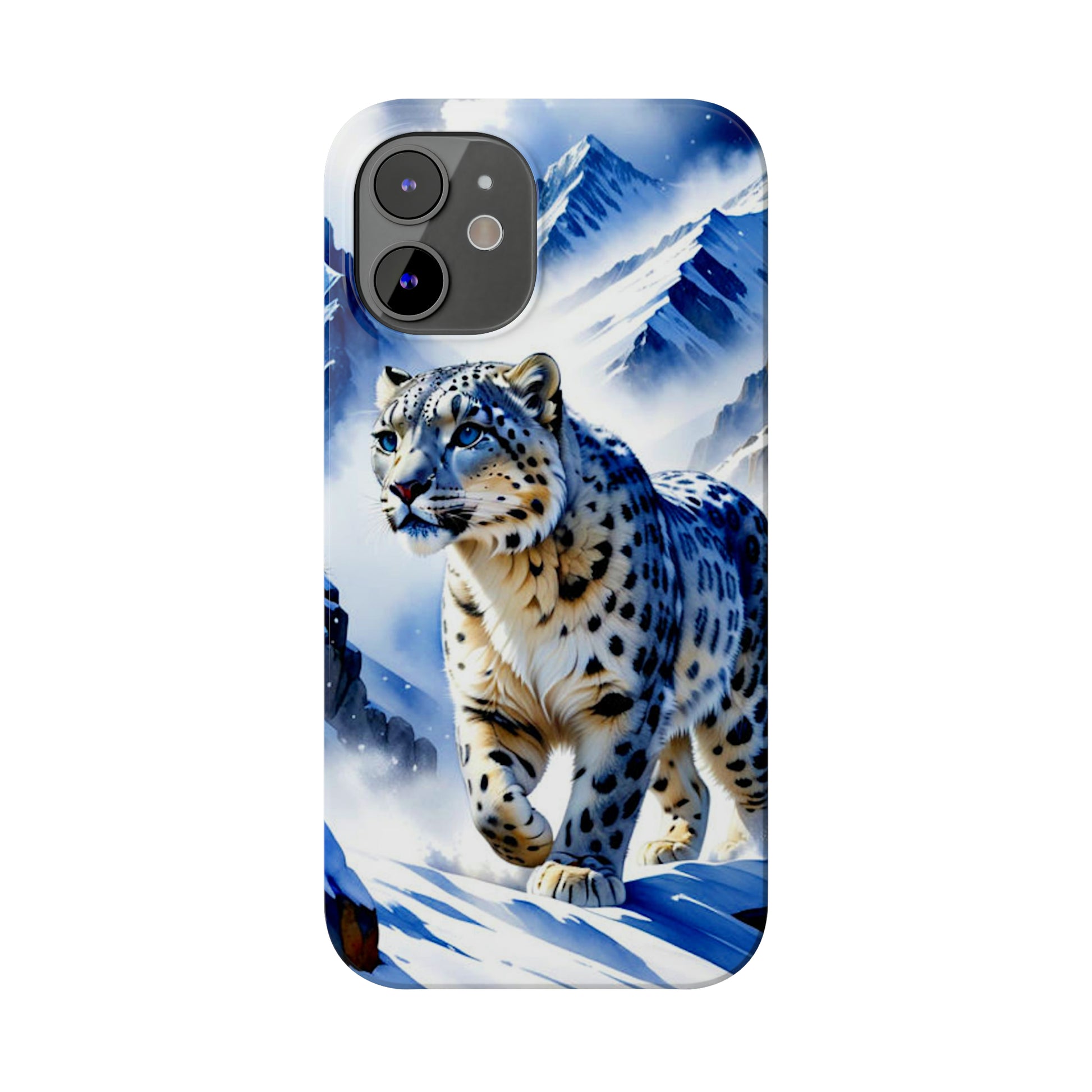 White Tiger Slim Phone Case - Colorwink