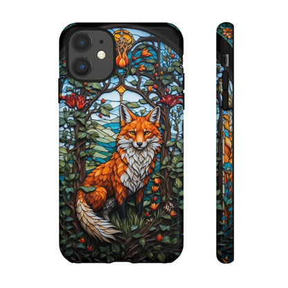 Stained Glass Art of a Fox Tough Case