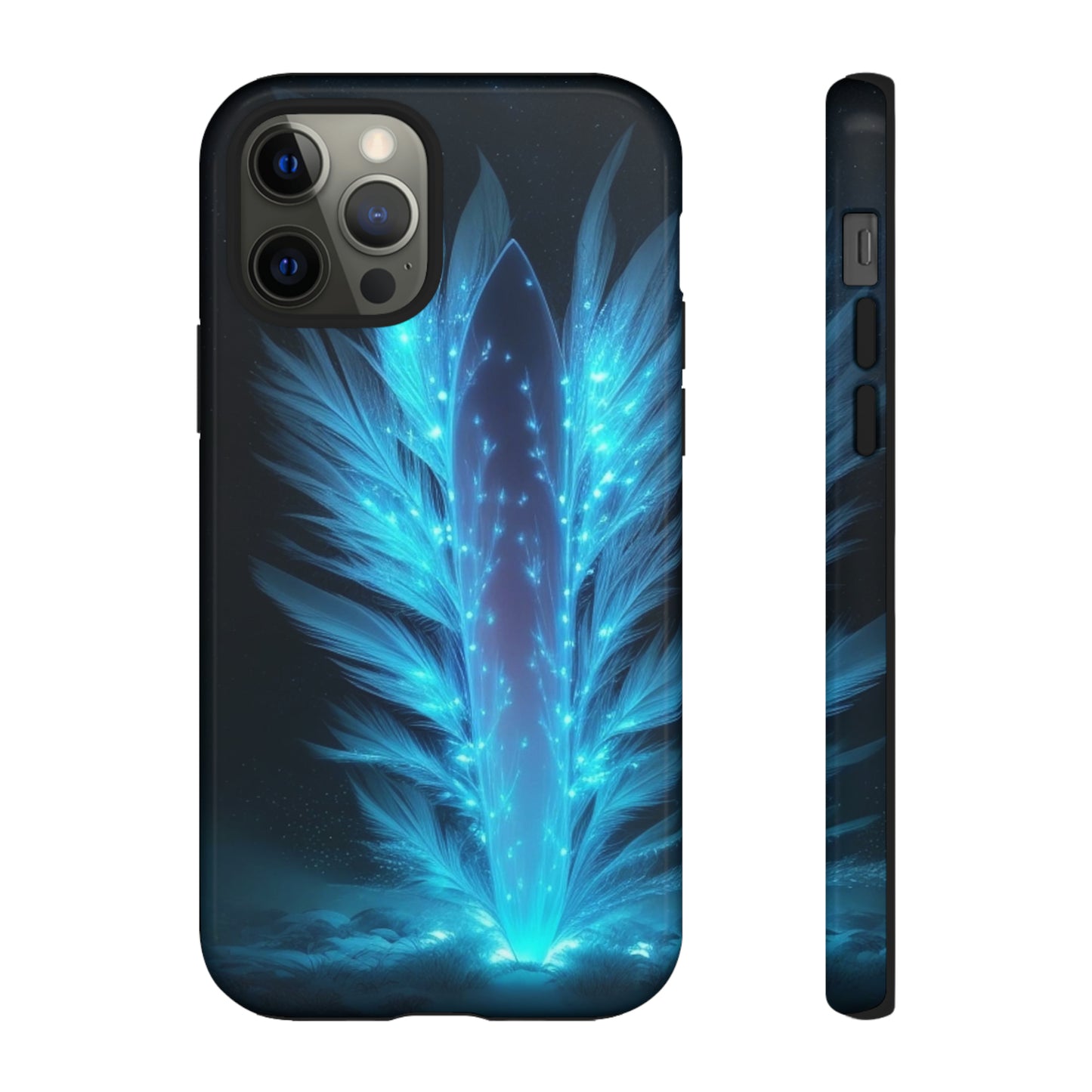 Glowing Blue Light  Tough Case