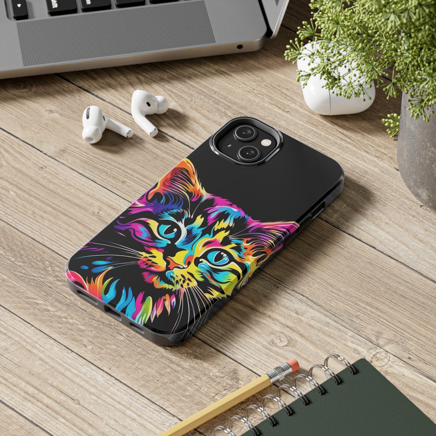 Psychedelic Cat Tough Case