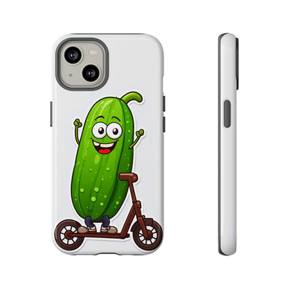 Cucumber on Scooter Tough Case