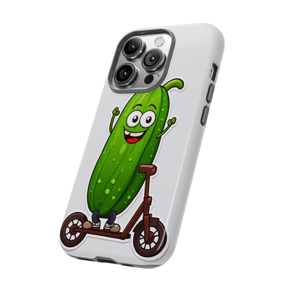 Cucumber on Scooter Tough Case