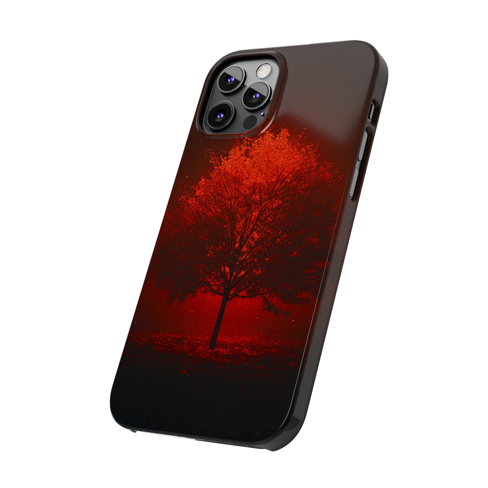 Red Tree Slim Phone Case - Colorwink