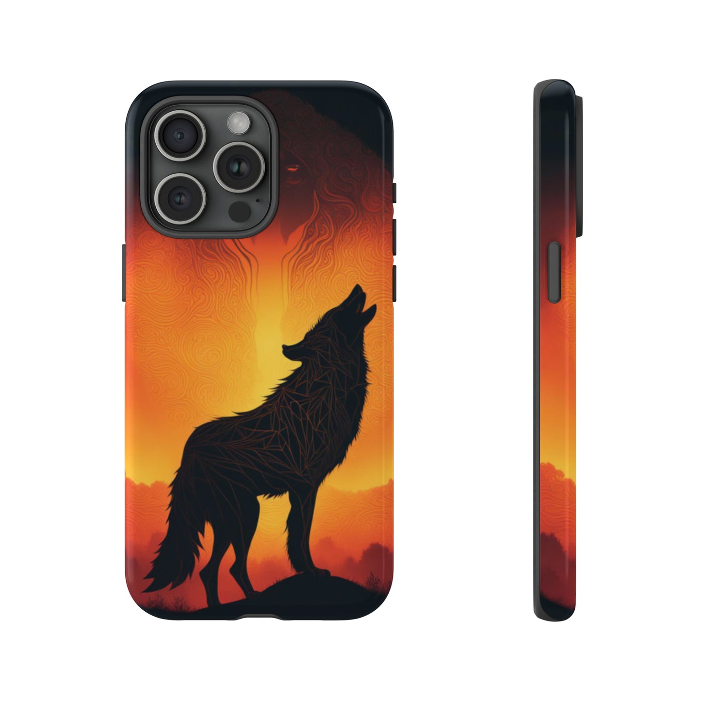 Wolf silhouette Tough Case