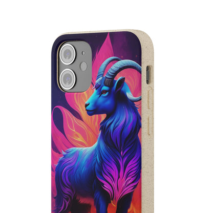 Pink Peculiar Goat Biodegradable Case