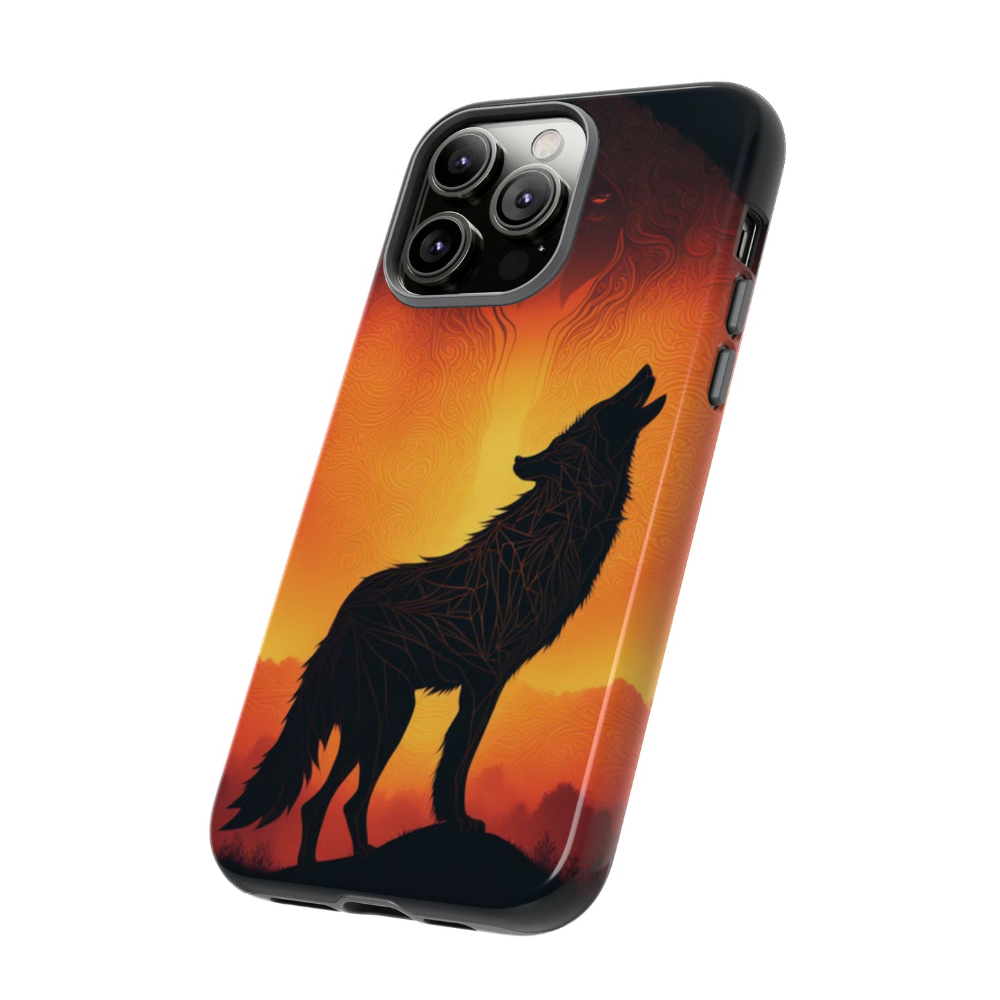 Wolf silhouette Tough Case