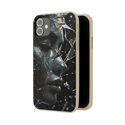 Fractured Glass art Biodegradable Case