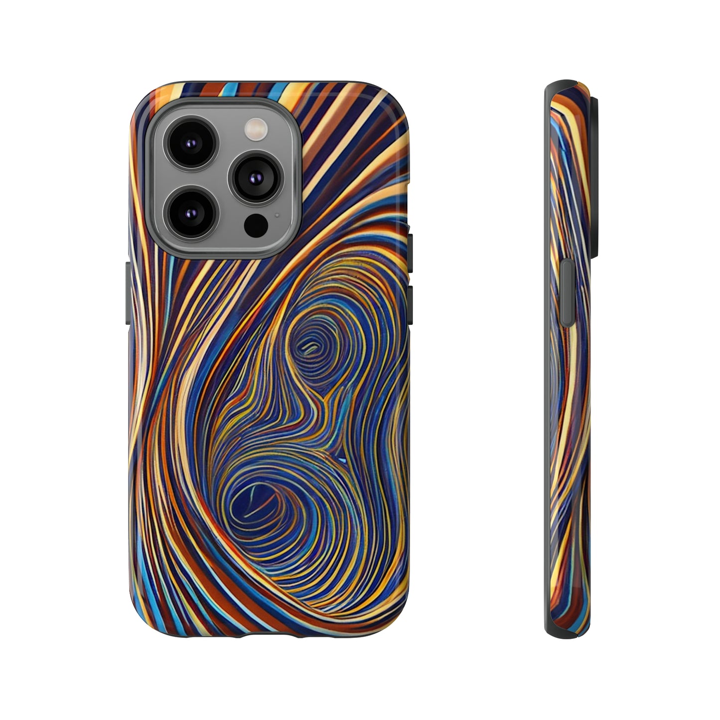 Spiral illusion Pattern Tough Case