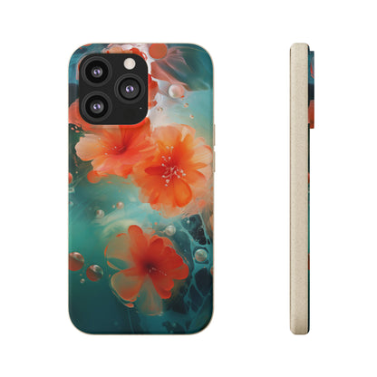 Flower painting Biodegradable Case