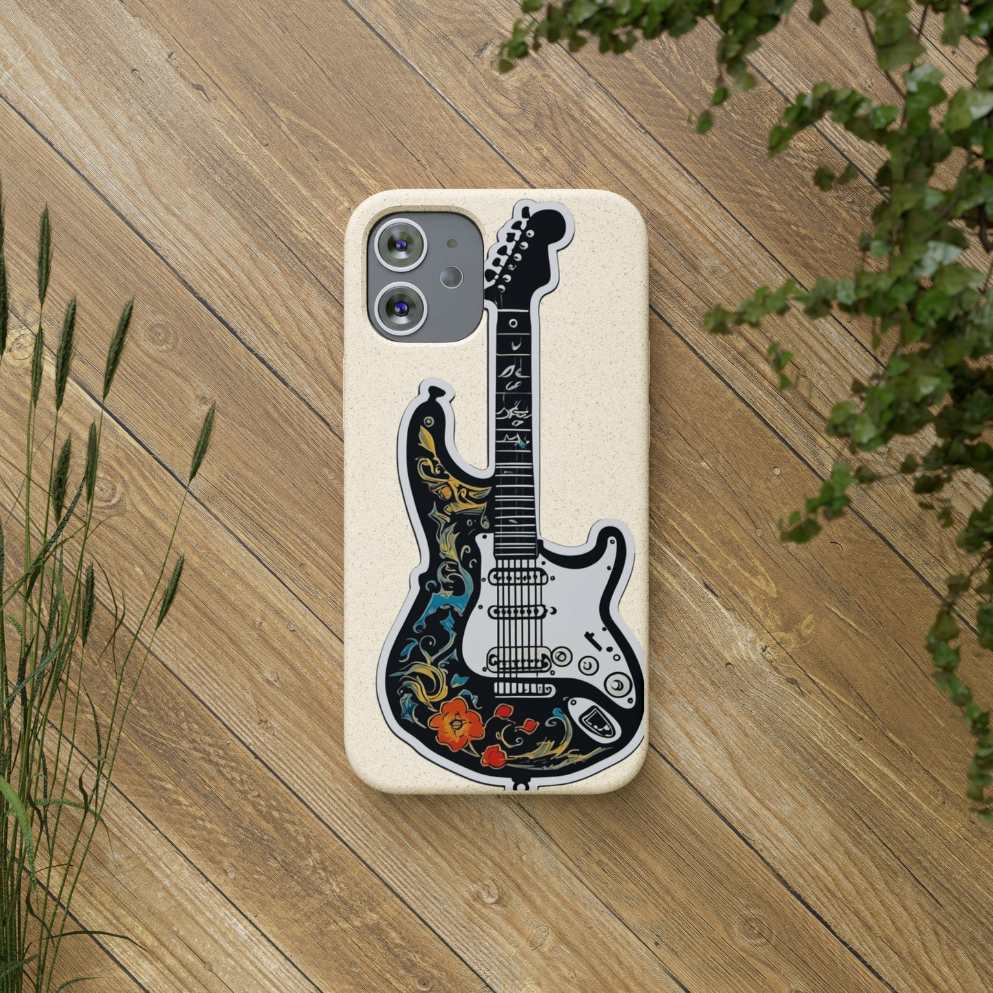 Artistic Guitar Trendy Biodegradable Cases