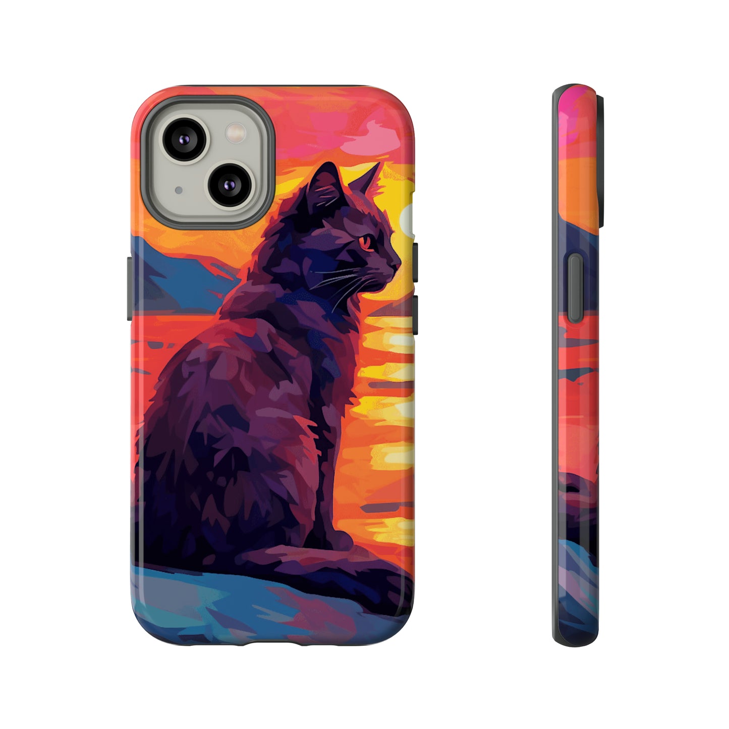 Sunset Cat Tough Case