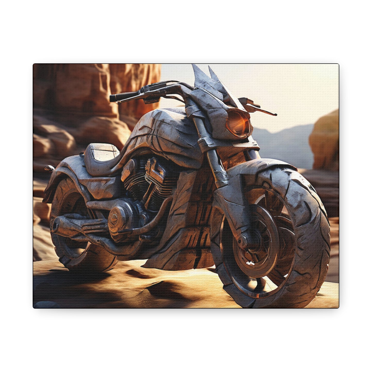 Rustic Bike Art Canvas