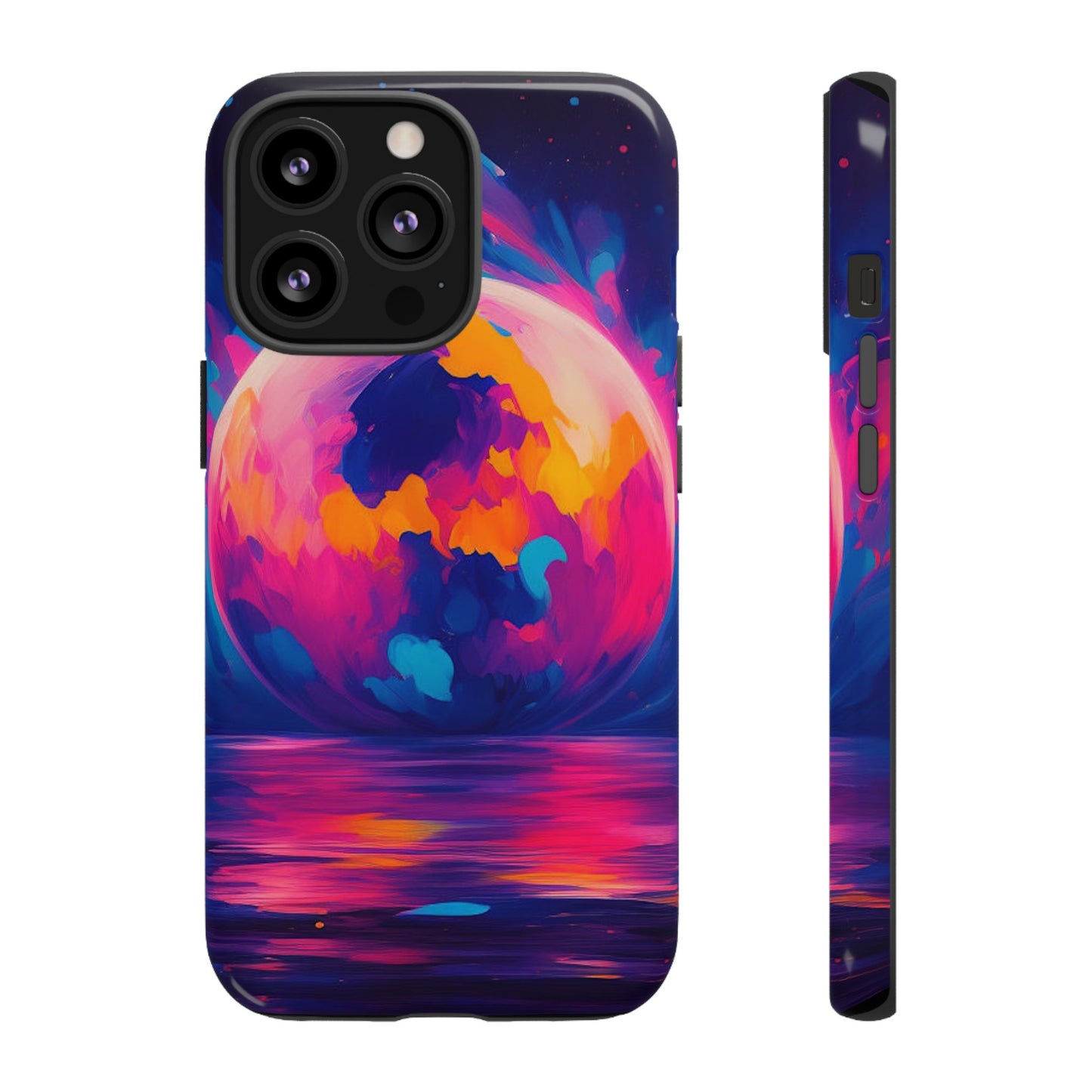 Hexagonal Moon Tough Case