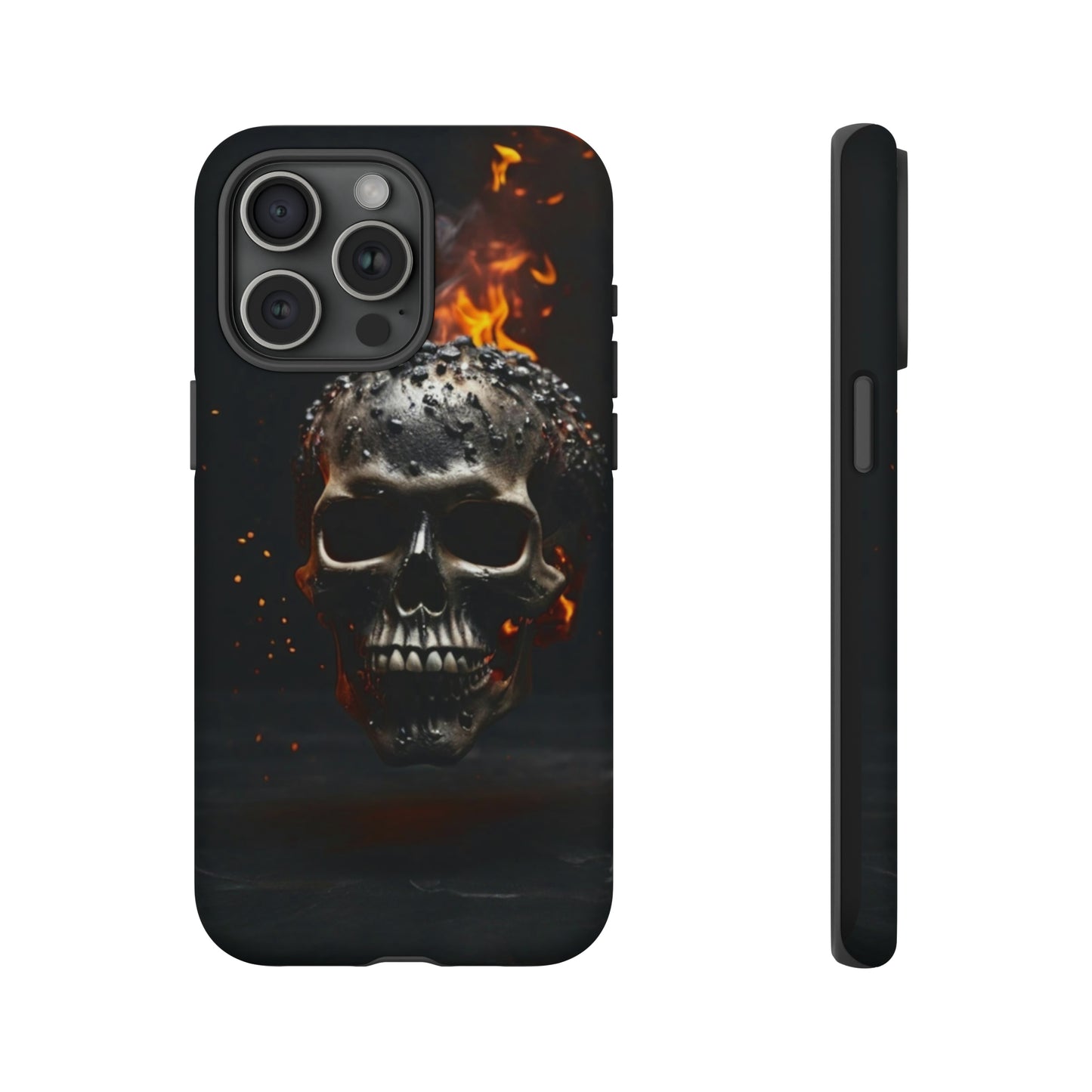 Fiery Skull Tough Case