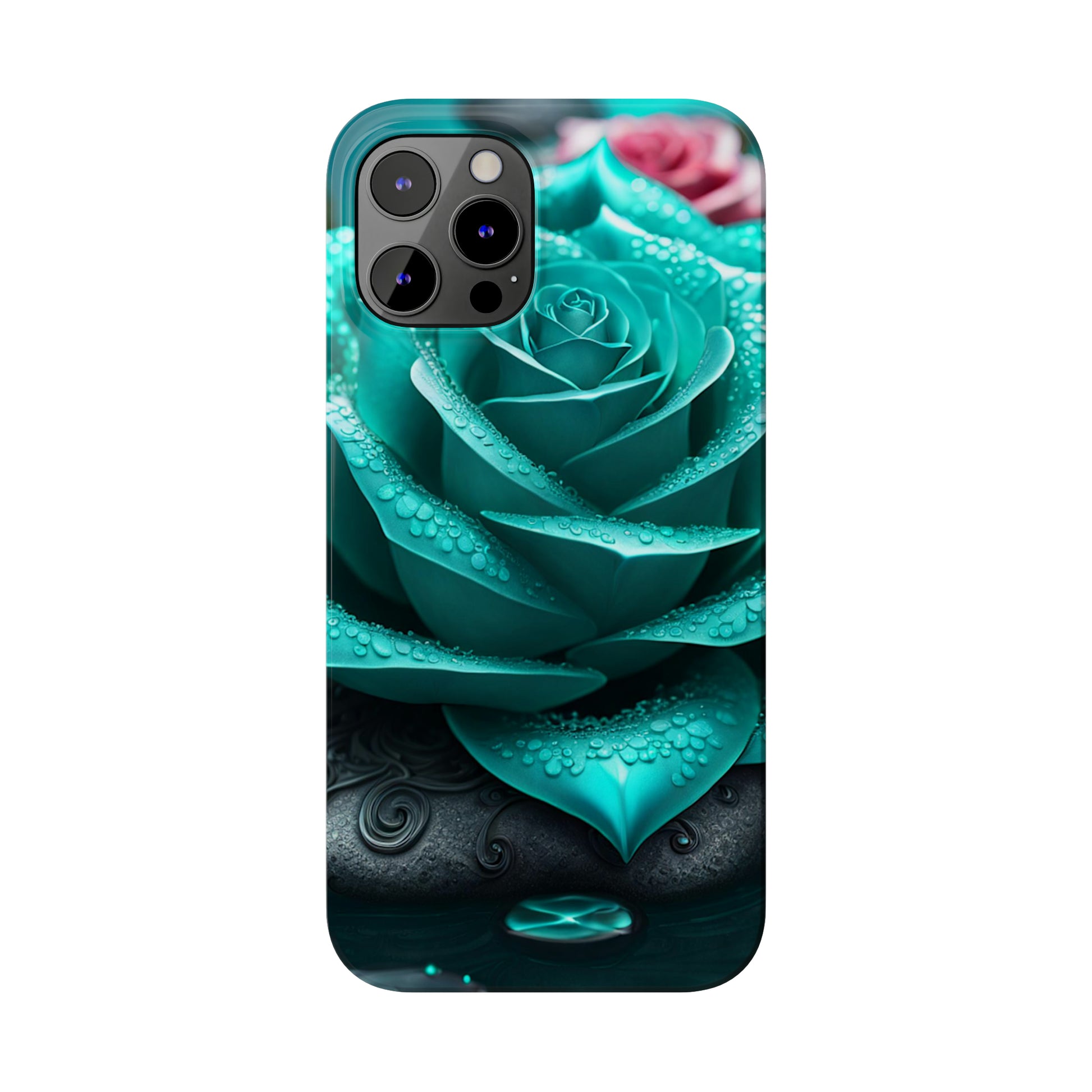 Blue Lotus Slim Phone Case - Colorwink