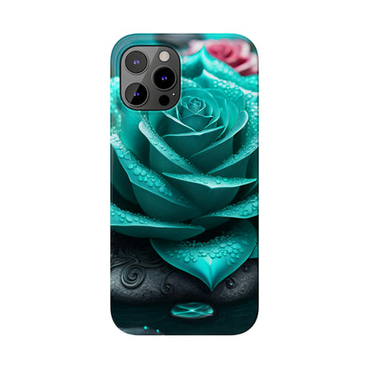 Blue Lotus Slim Phone Case - Colorwink