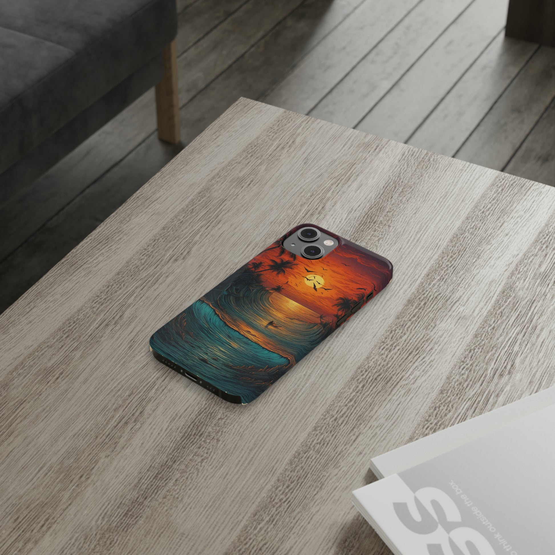 Golden Horizon Slim Case - Colorwink