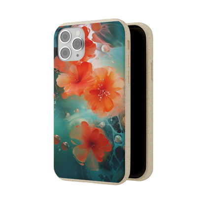 Flower painting Biodegradable Case